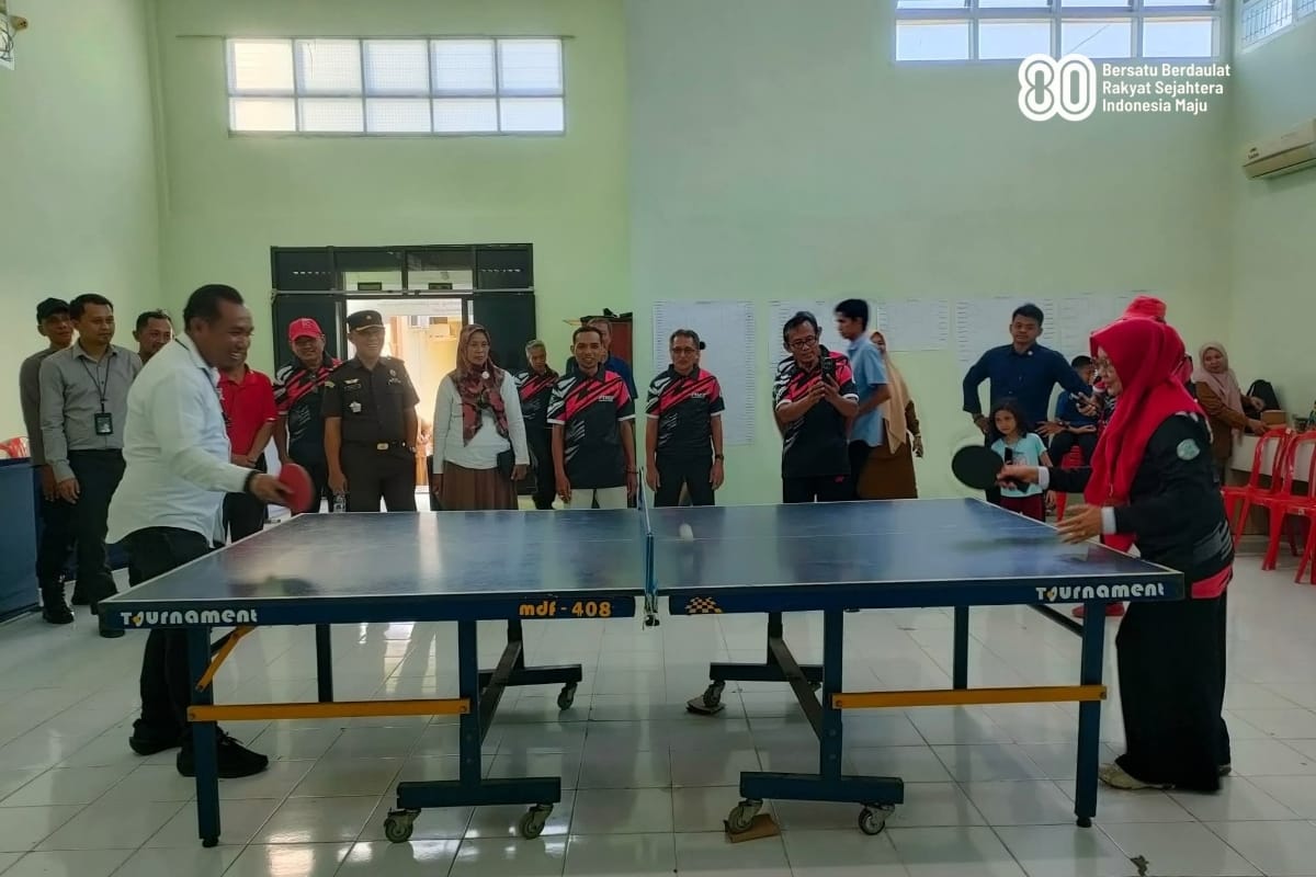 Dinkes Sinjai dan PTMSI Sinjai Gelar Kompetisi Tenis Meja Bergengsi Enam Hari